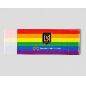 LAFC  Football Club Rainbow Pride Captain Armband MLS Dollar Shave‎ Club